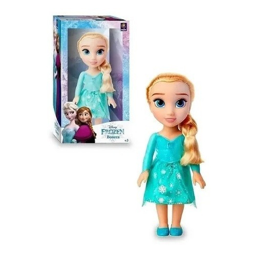 Boneca Elsa Princesa Clássica Frozen Disney Brinquedo Menina